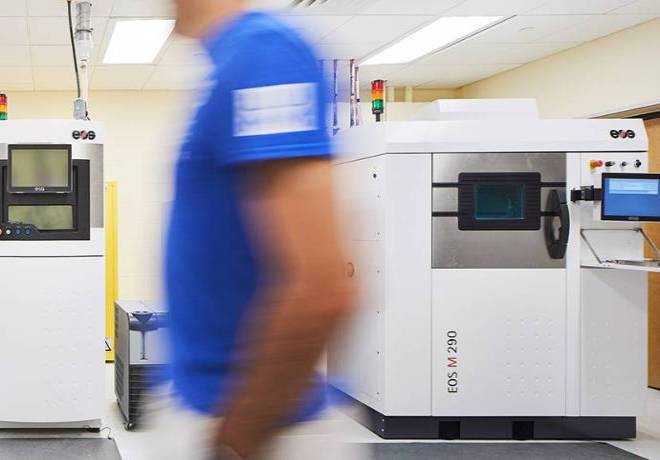 student in mechanical lab