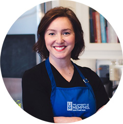 Mary Catherine Schallert in a circular frame