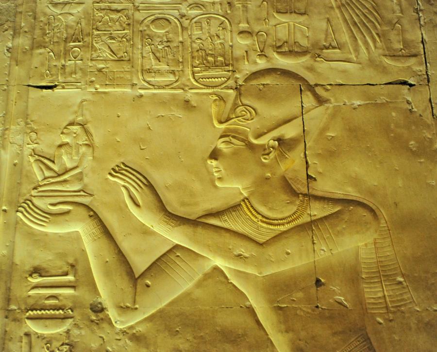 Sety I relief Abydos