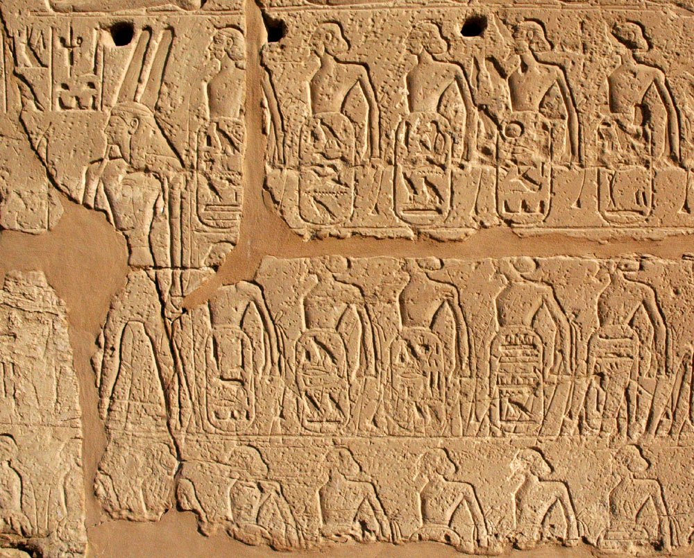 foreign place names with palimpsest of Battle of Kadesh