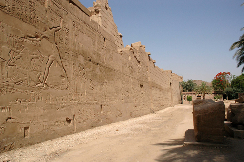 View towards West wing