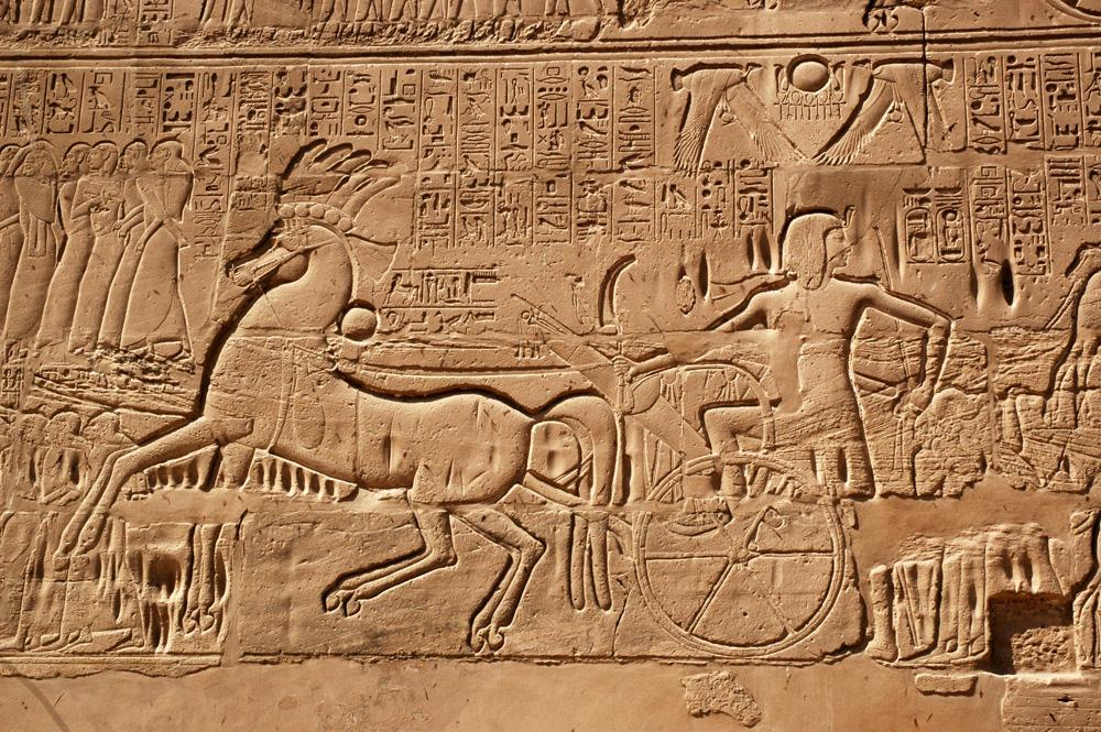 Sety I with Hittite prisoners