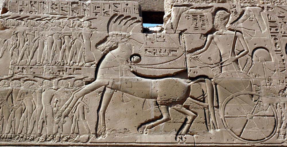 Sety I leads Libyan prisoners