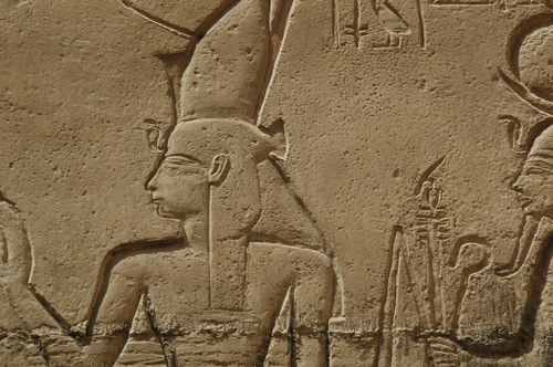 Plate 46 (B90) - Ramesses II sacrificing an oryx in the presence of the Theban Triad