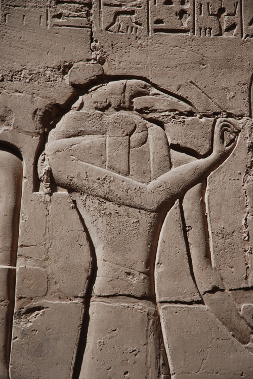 Plate 52 (B97-98) - Ramesses II receiving regalia and jubilees from Amun-Re in the presence of Mut and Khonsu, while Thoth inscribes years of reign (right, B97) and Iunmutef addresses the Great Ennead (left, B98)