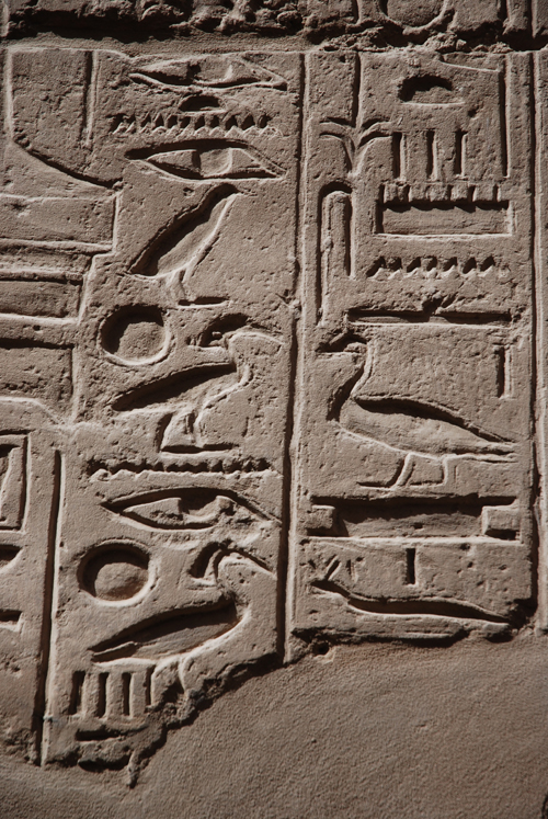 Plate 52 (B97-98) - Ramesses II receiving regalia and jubilees from Amun-Re in the presence of Mut and Khonsu, while Thoth inscribes years of reign (right, B97) and Iunmutef addresses the Great Ennead (left, B98)