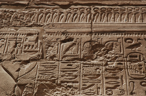 Plate 52 (B97-98) - Ramesses II receiving regalia and jubilees from Amun-Re in the presence of Mut and Khonsu, while Thoth inscribes years of reign (right, B97) and Iunmutef addresses the Great Ennead (left, B98)