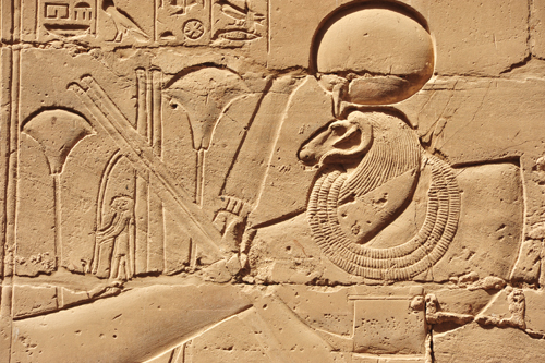 Plate 53 (B99-100) - Ramesses II censing the procession of barks of the Theban Triad followed by Sety I