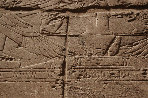 Plate 53 (B99-100) - Ramesses II censing the procession of barks of the Theban Triad followed by Sety I