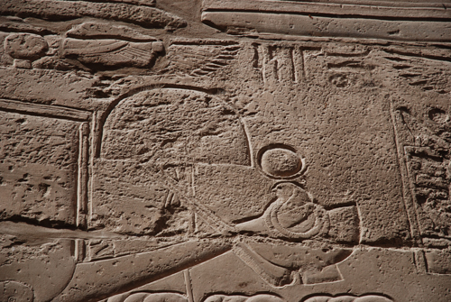 Plate 53 (B99-100) - Ramesses II censing the procession of barks of the Theban Triad followed by Sety I