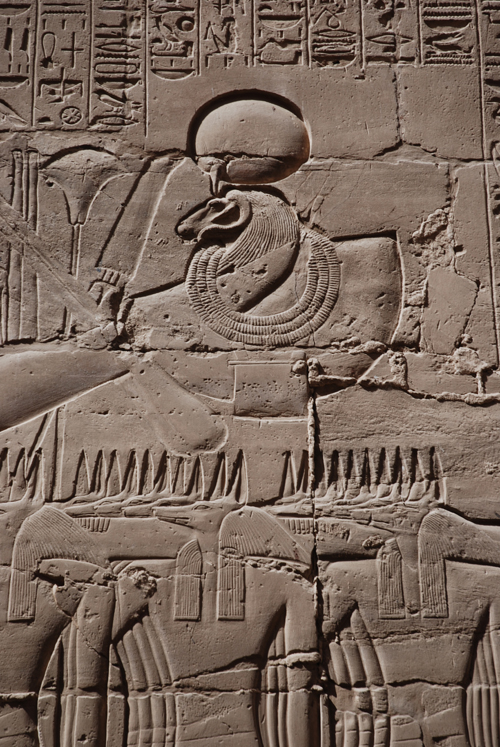 Plate 53 (B99-100) - Ramesses II censing the procession of barks of the Theban Triad followed by Sety I