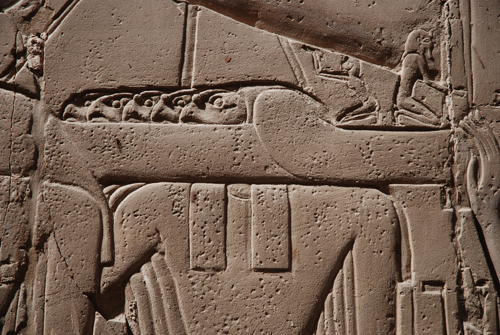 Plate 53 (B99-100) - Ramesses II censing the procession of barks of the Theban Triad followed by Sety I