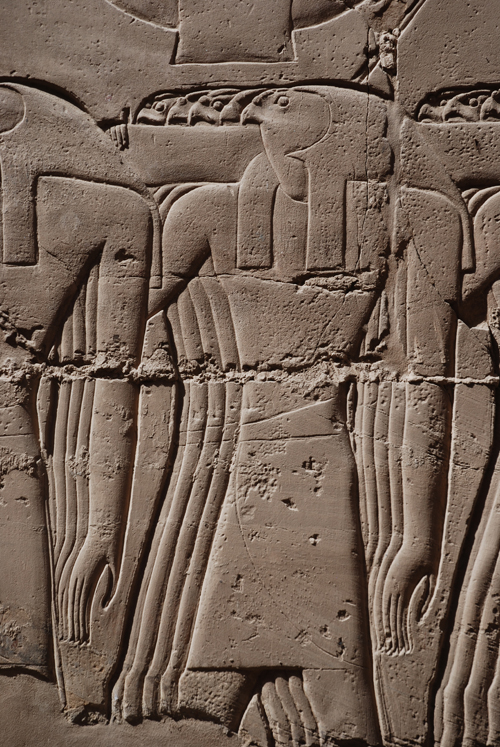 Plate 53 (B99-100) - Ramesses II censing the procession of barks of the Theban Triad followed by Sety I