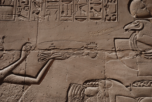 Plate 53 (B99-100) - Ramesses II censing the procession of barks of the Theban Triad followed by Sety I