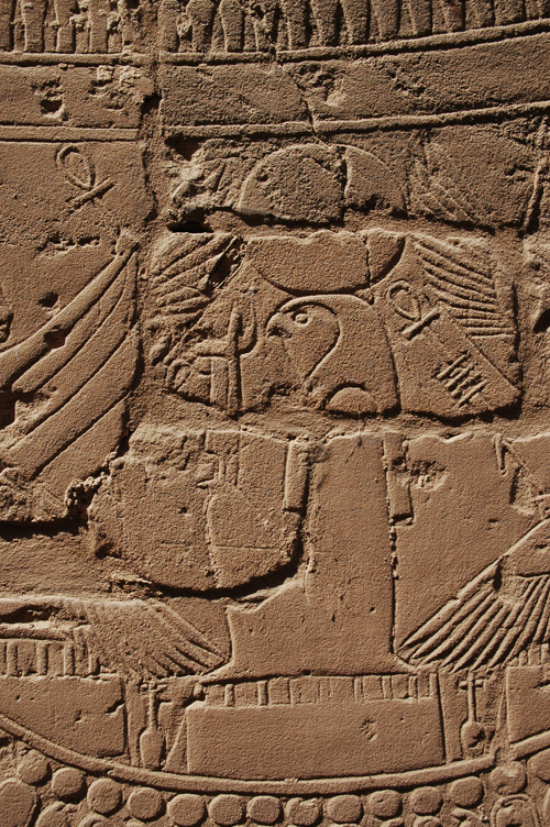 Plate 53 (B99-100) - Ramesses II censing the procession of barks of the Theban Triad followed by Sety I