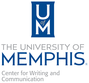 The University of Memphis Center for Writing and Communication (logo)