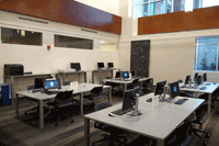 Computer lab with 16 computers