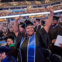 graduate at UofM commencement