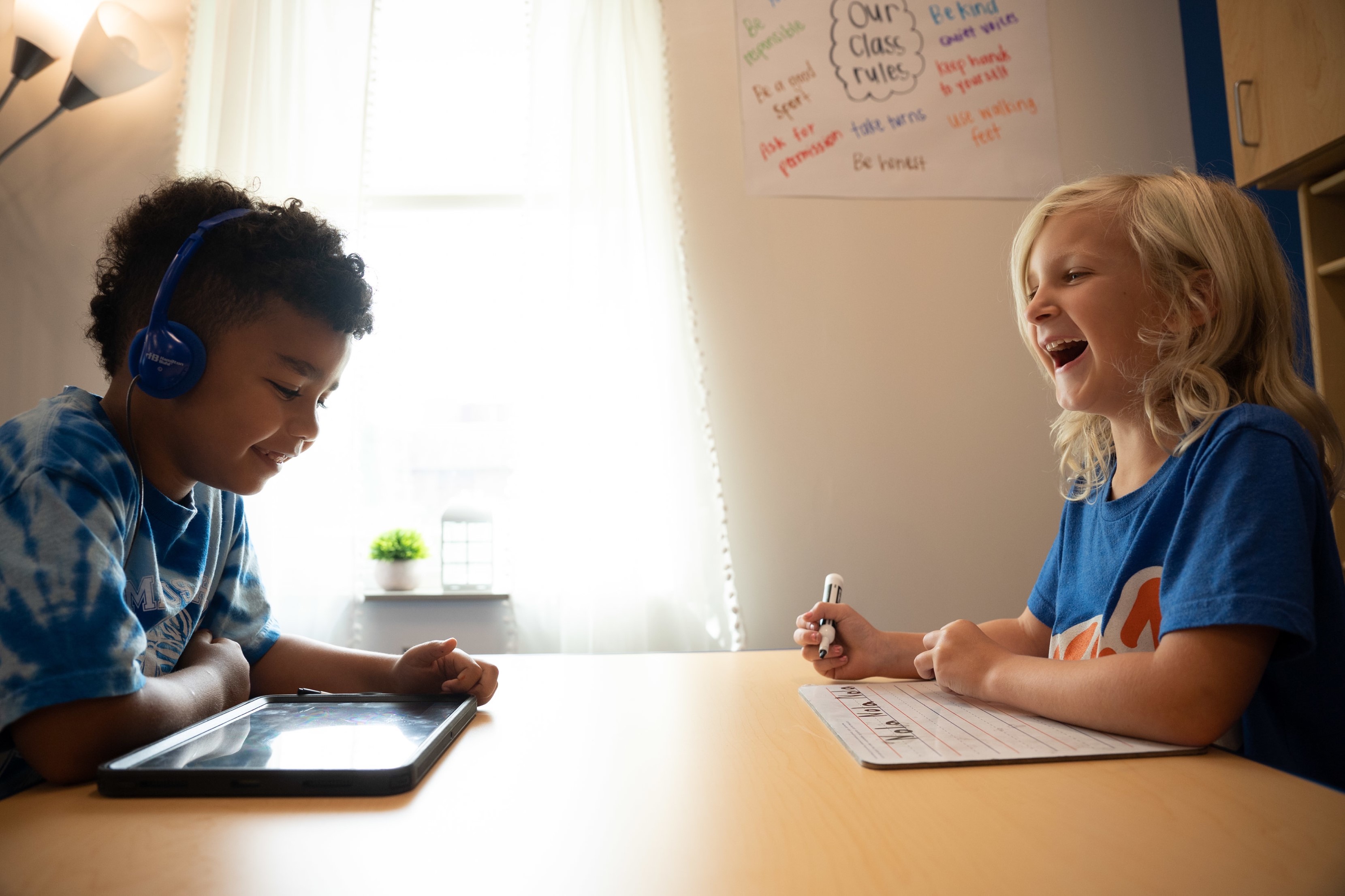 university students reading and writing
