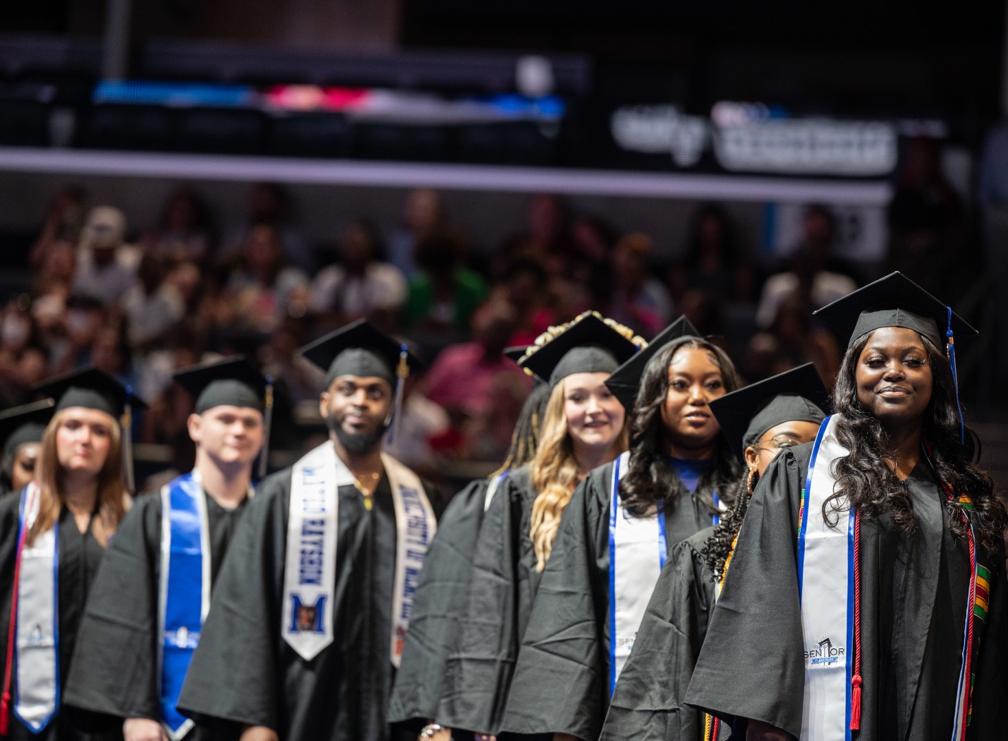 University of memphis students at graduate ceremony