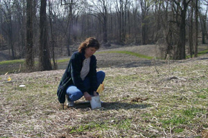 professor involved in field study
