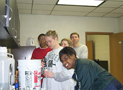 Students at the Meeman Educational tours