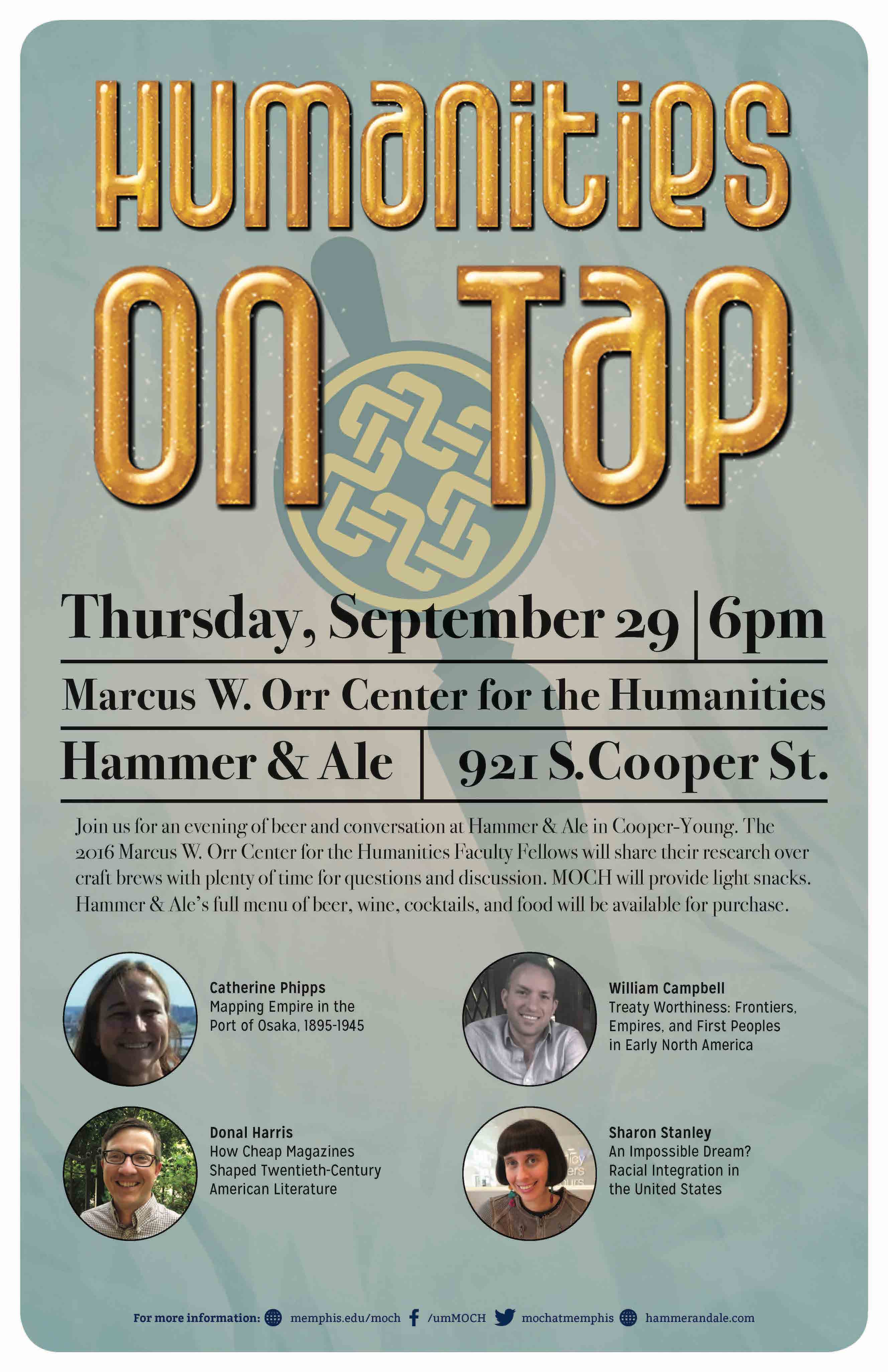 MOCH Humanities on Tap Poster