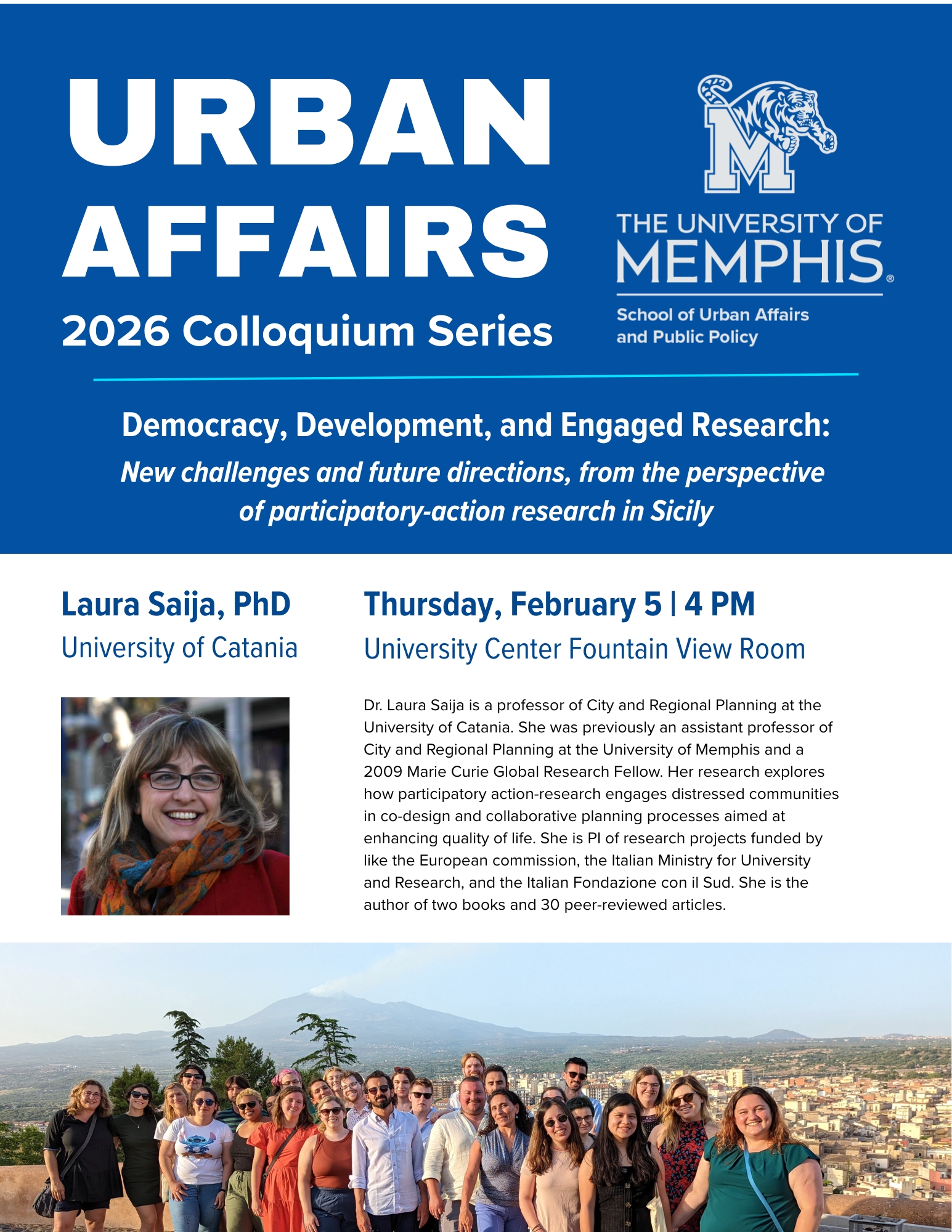 Urban Affairs Lecturer