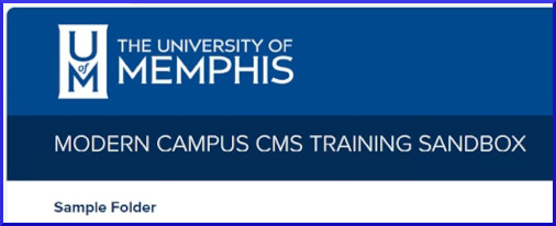 Horizontal Menu example