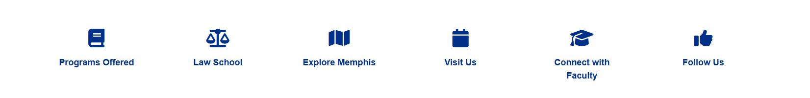 Links Bar with Icon Snippet Example