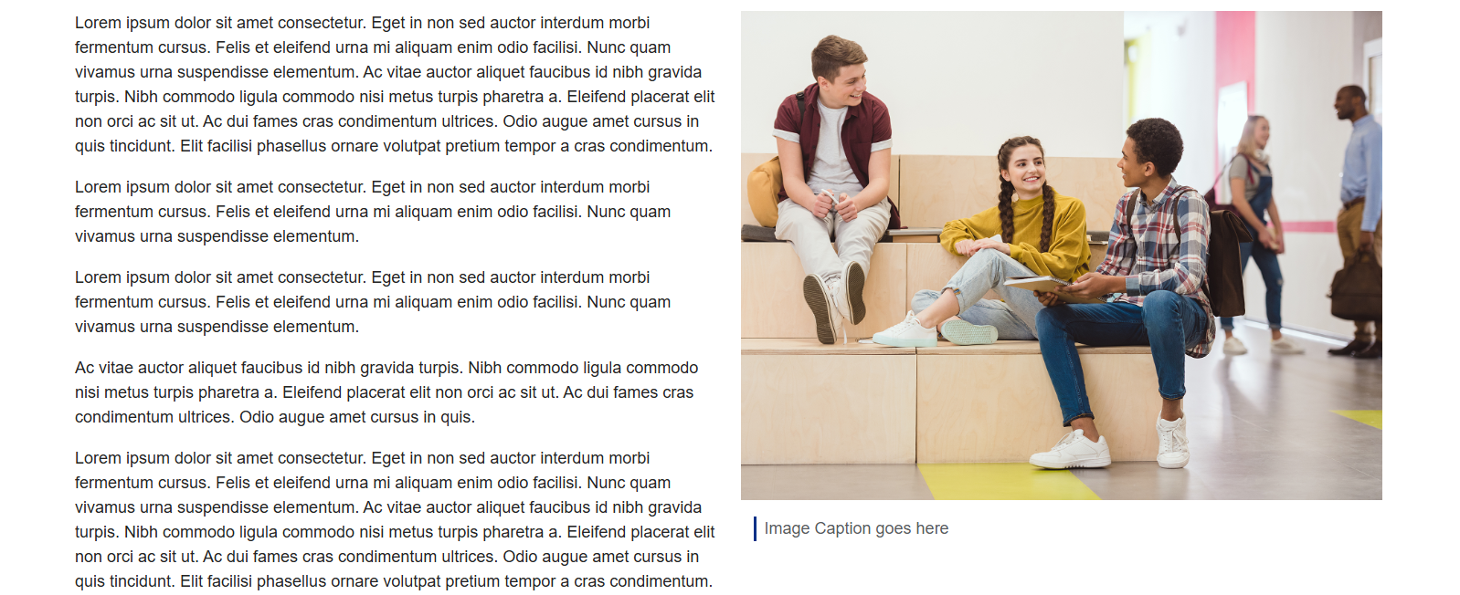 Responsive Grids Example for News Article
