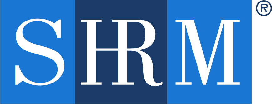 The logo for SHRM