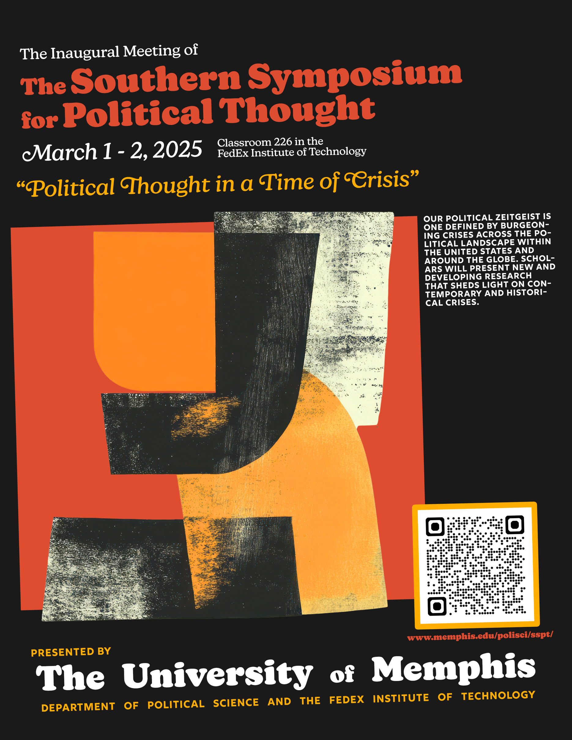 Southern Symposium for Political Thought Flyer