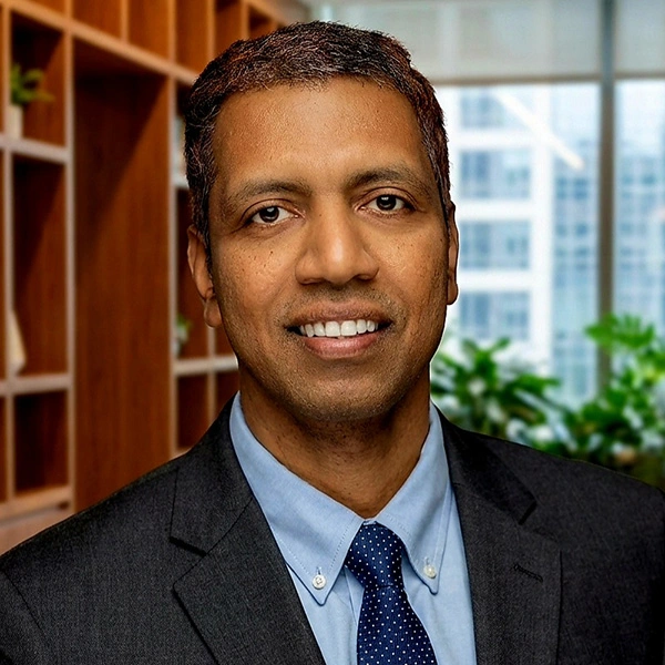 Headshot of Babu George, PhD