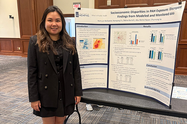 Namuun Bataabar: SPH Student Won 2nd Place at Student Research Forum