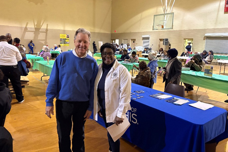 Steve Shular from SPH with Memphis City Council Member Rhonda Logan