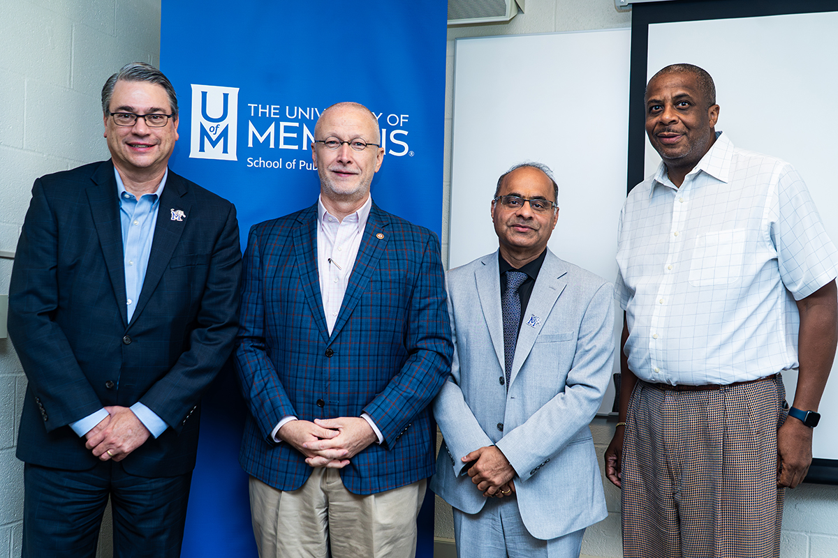 Tennessee State Senator Brent Taylor Visits UofM SPH