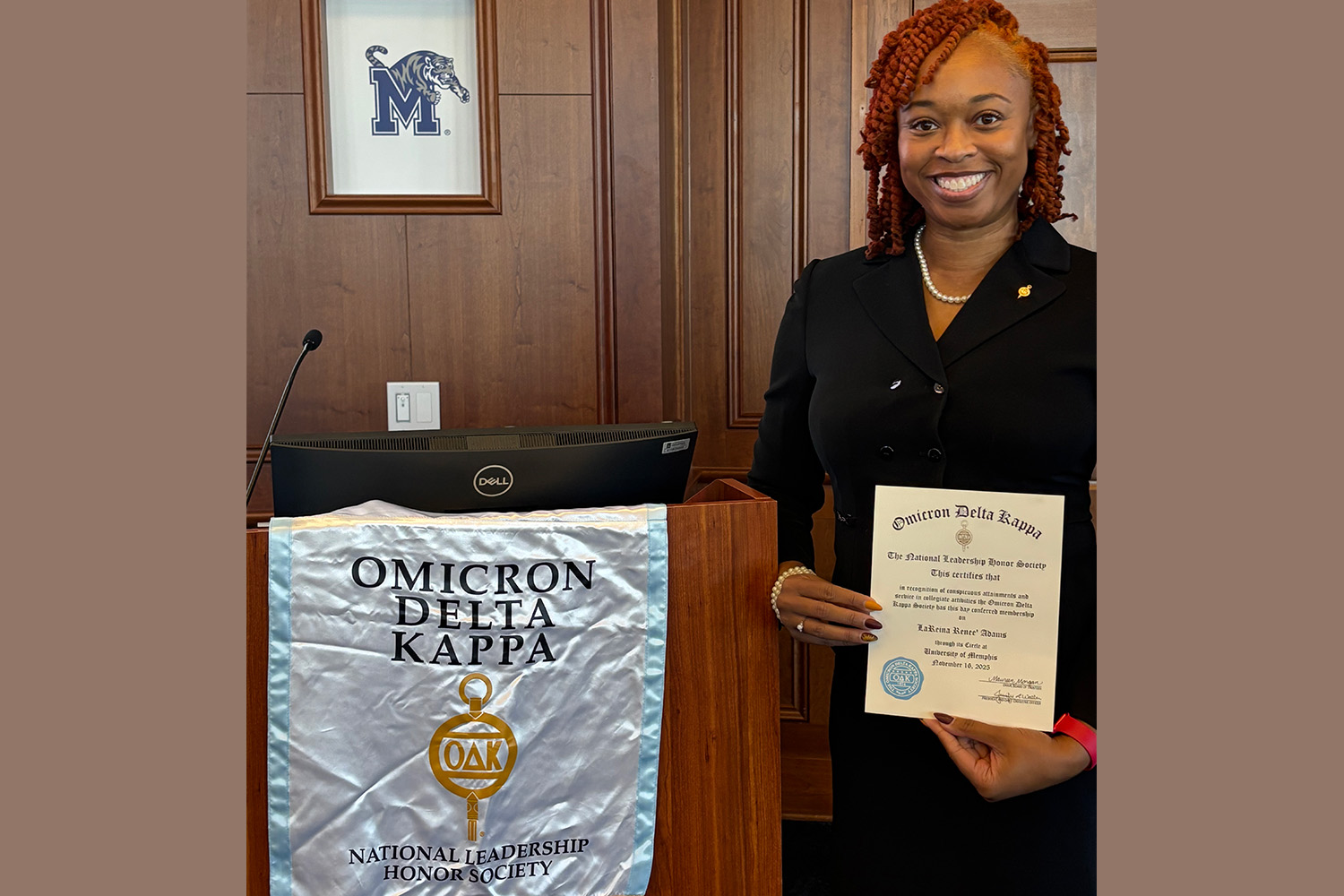 Dr. LaReina Adams, a second-year Master of Health Administration (MHA) student