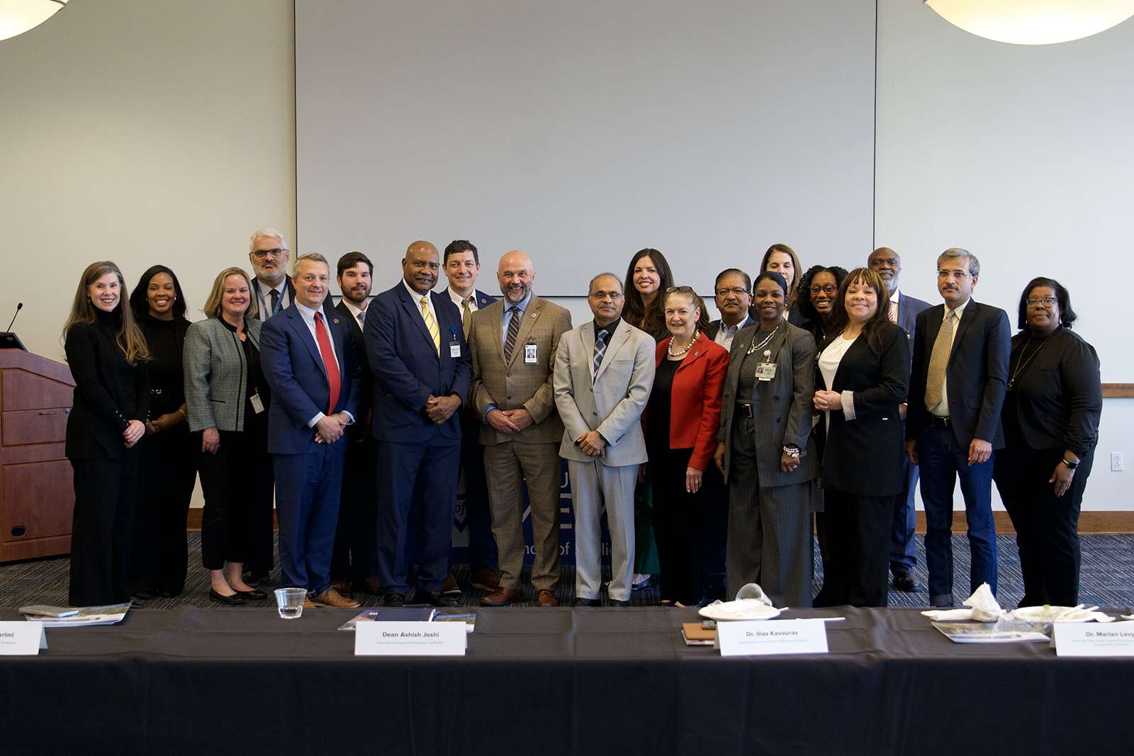 UofM SPH Leadership Meet with Leaders of the Tennessee Department of Health and Shelby County Health Department
