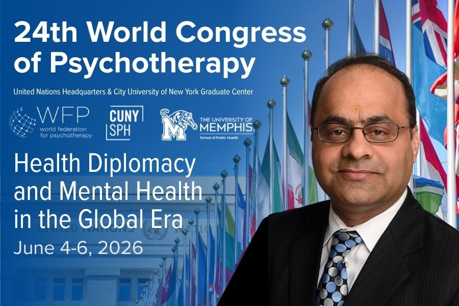 World Congress of Psychotherapy Panel - Headshot of Ashish Joshi