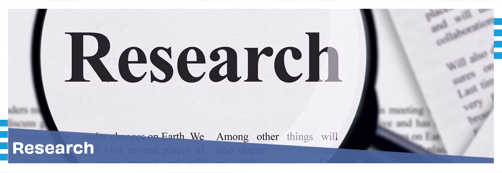 Decorative image: Reseach