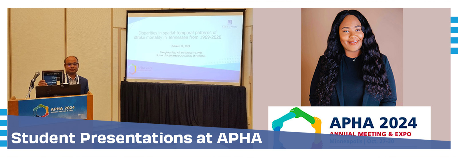 Students presented papers at APHA 2024 Annual Meeting and Expo in Minneapolis