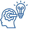 icon - brain and bulb