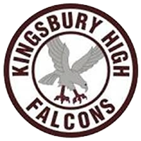 Logo Kingsbury Falcon High School