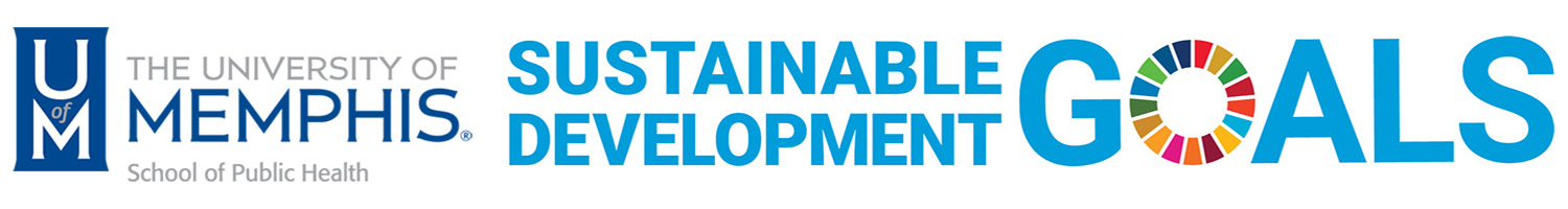 Logos of UofM SPH and UN Sustainable Development Goals