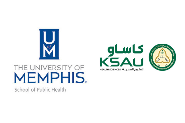 Logos of UofM SPH and KSAU
