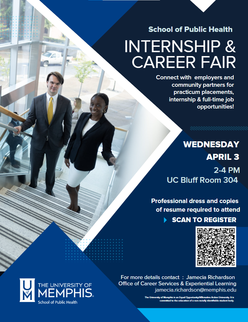 Poster of career fair for students