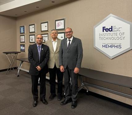 (Left to Right) Dr. Ashish Joshi, Dr. Jasbir Dhaliwal and Professor Ashraf Elmetwally