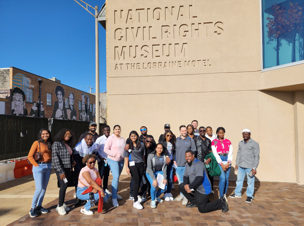 International Students at the Civil Rights Museum