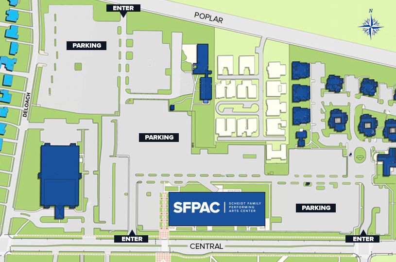 SFPAC Parking Map SFPAC Parking Map